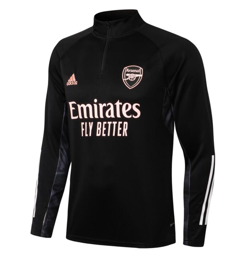 2021/22 Arsenal Black White Training Sweatshirt